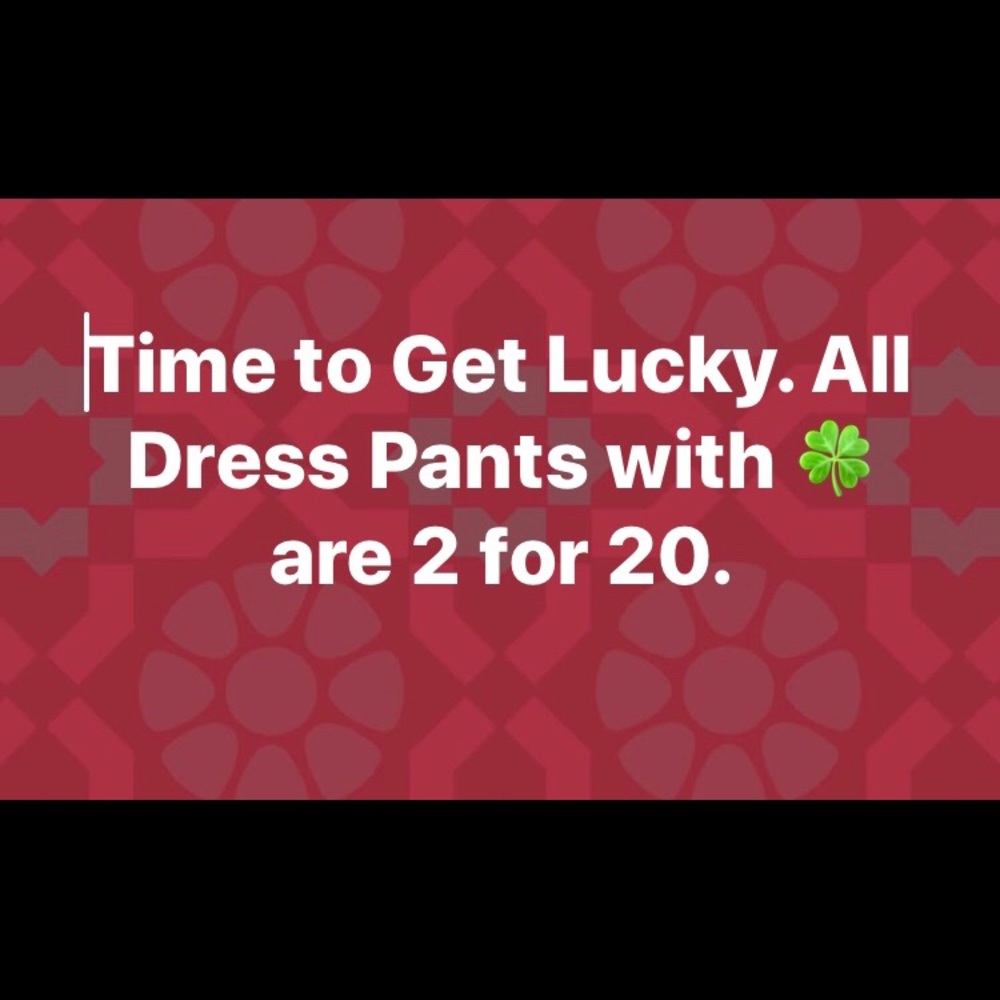 Sale items with 🍀